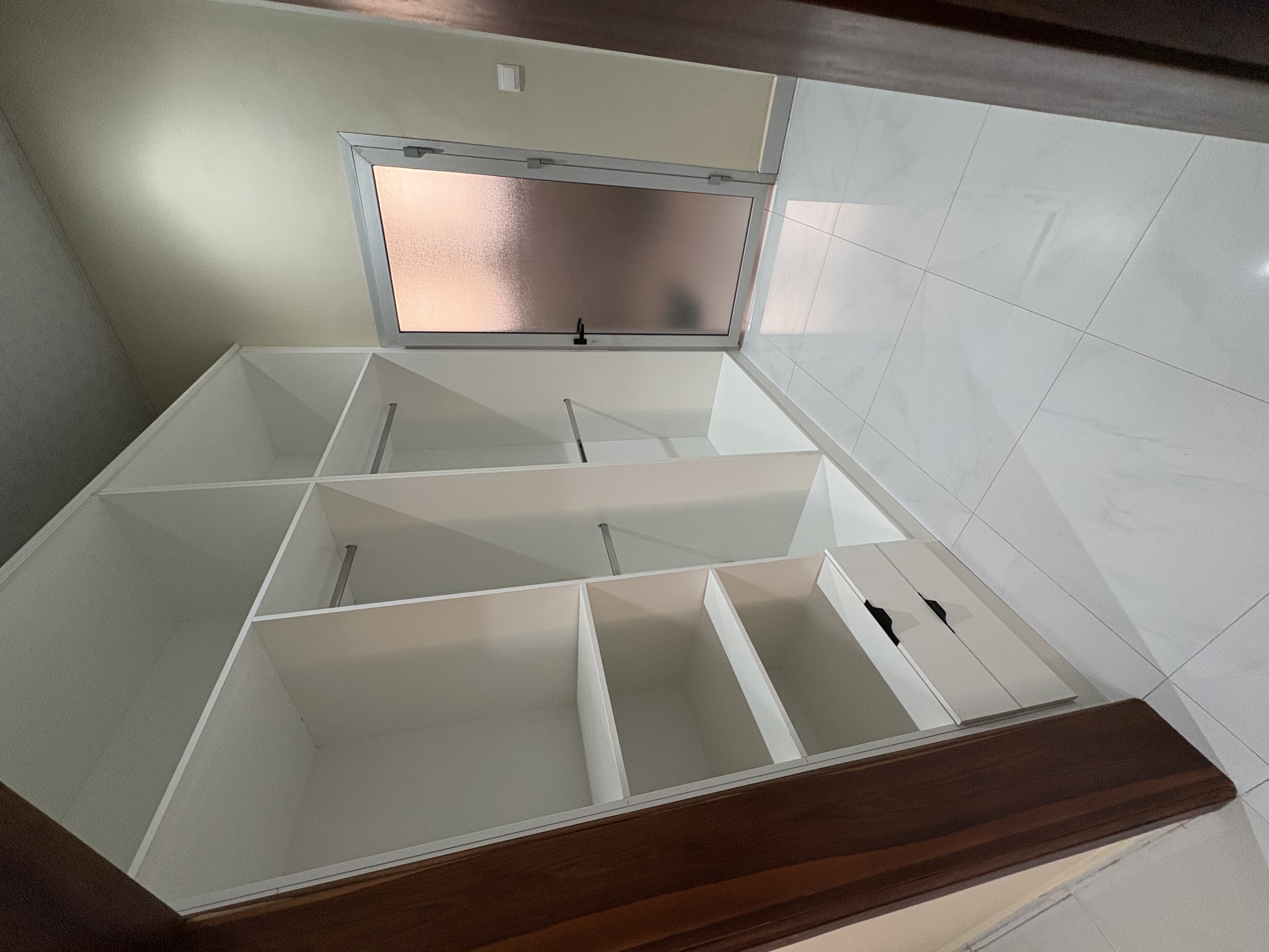 Modern bathroom with shower