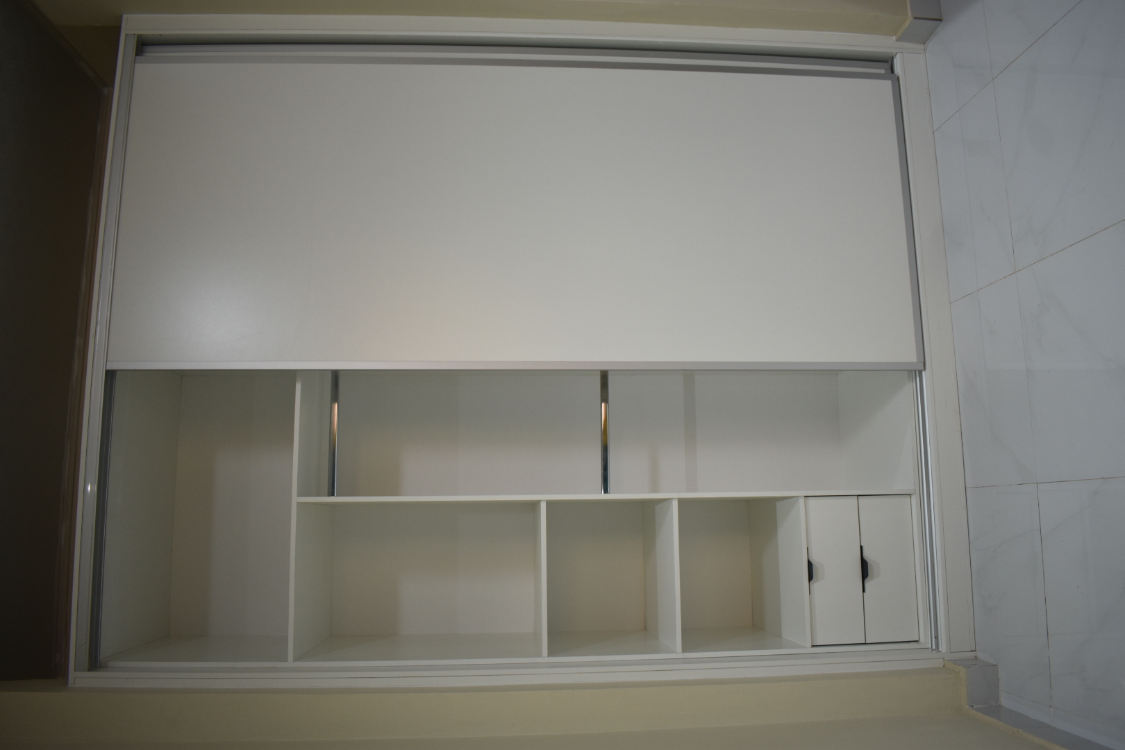 Modern bathroom with shower